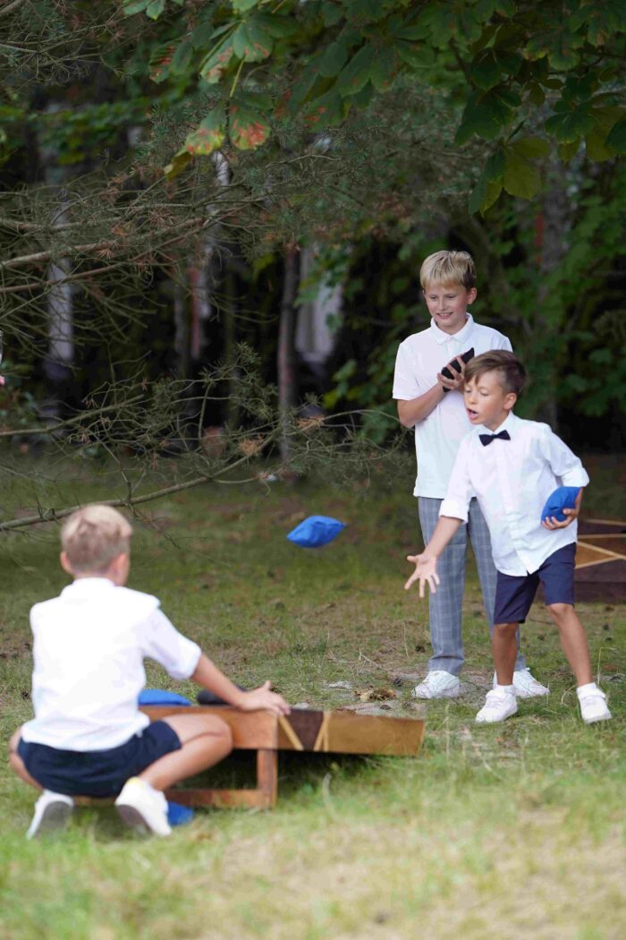Žaidimas vaikų šventėms - Kukurūzų futbolas (Margas miškas)