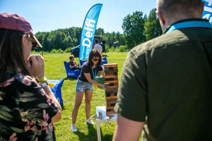 Įmonės gimtadienio žaidimai. Margas miškas. Delfi festivalis