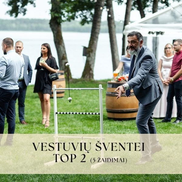 Lauko žaidimų komplektas vestuvėms TOP