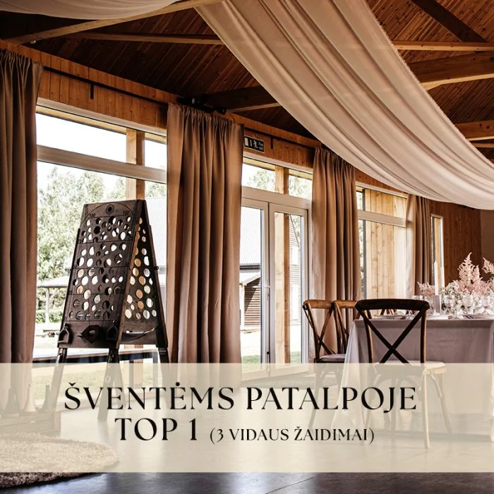 Žaidimai šeimai. Žaidimų komplektas vidaus patalpoms TOP 1