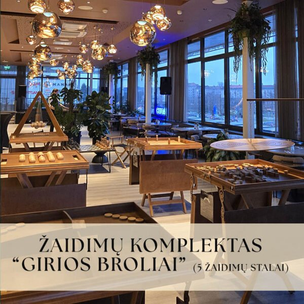 Margas miškas žaidimų stalai - Girios broliai