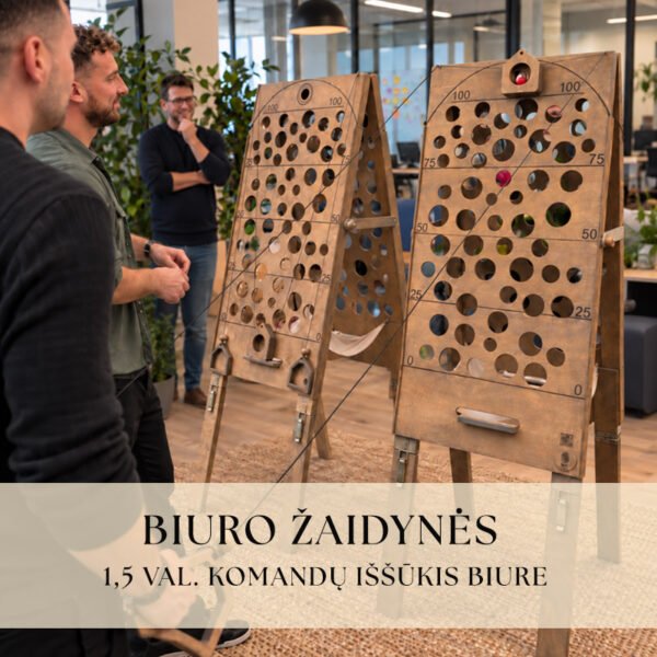 Biuro zaidynes - komandos formavimo turnyras jusu ofise