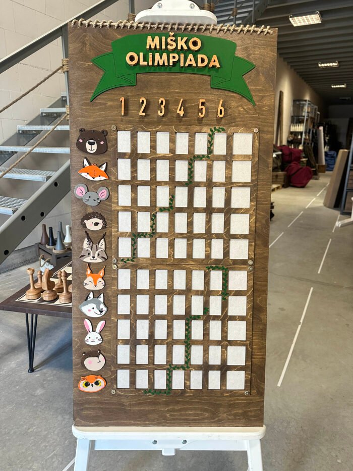 Isleistuviu programa darzelinukams ir pradinukams - Margas miskas komandinis zaidimu turnyras