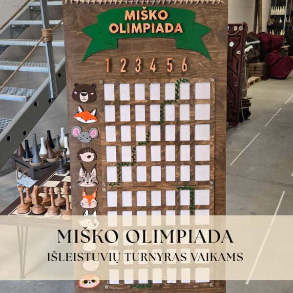 Misko olimpiada - isleistuviu turnyras vaikams