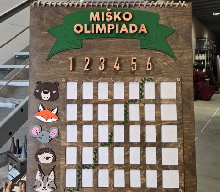 Misko olimpiada turnyrine zaidimu lenta vaikams