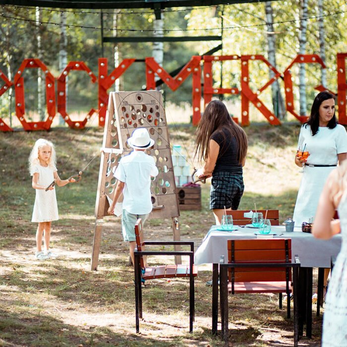 isleistuviu idejos vaikams - pradinuku ir darzelinuku isleistuves lauke