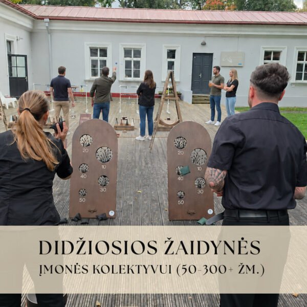 Didziosios zaidynes - team building programa imones kolektyvui